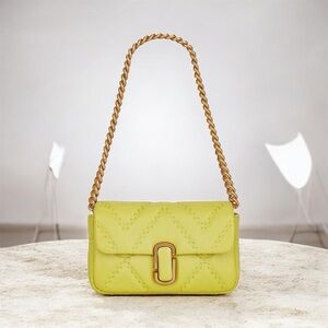 Marc Jacobs The Mini Leather Shoulder Bag - Citronelle